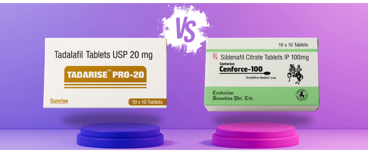 Sildenafil vs Tadalafil: Duration, Cost, and Side Effects Compared