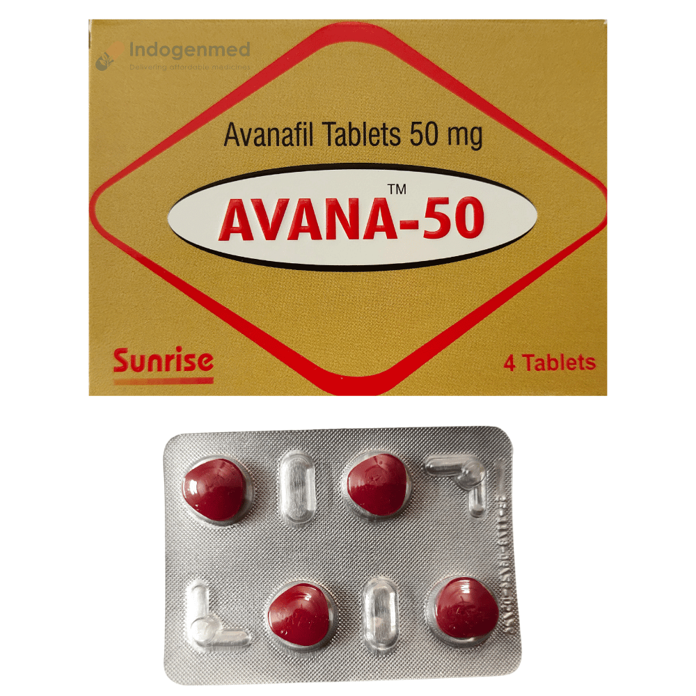 Avana 50 mg Tablets