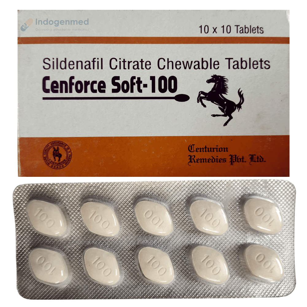 Cenforce Soft 100mg Tablets