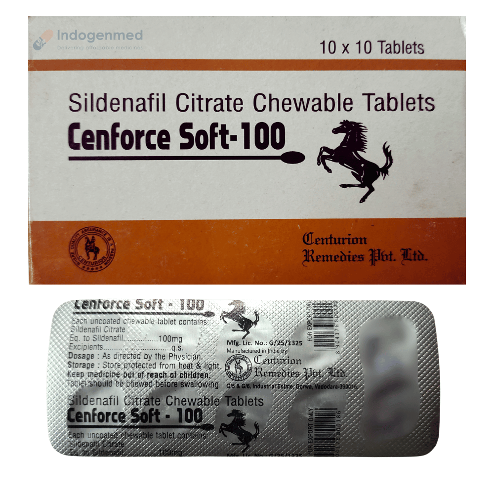 Cenforce Soft 100mg Tablets