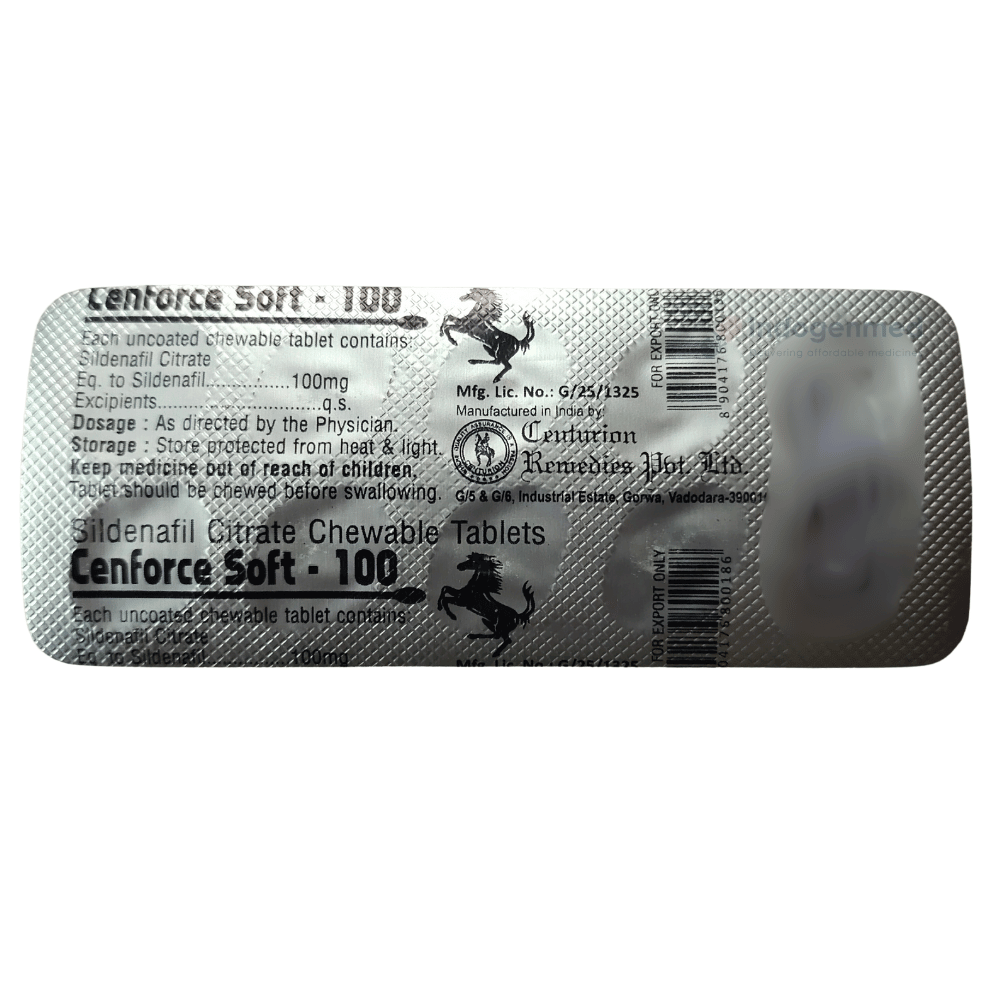 Cenforce Soft 100mg Tablets