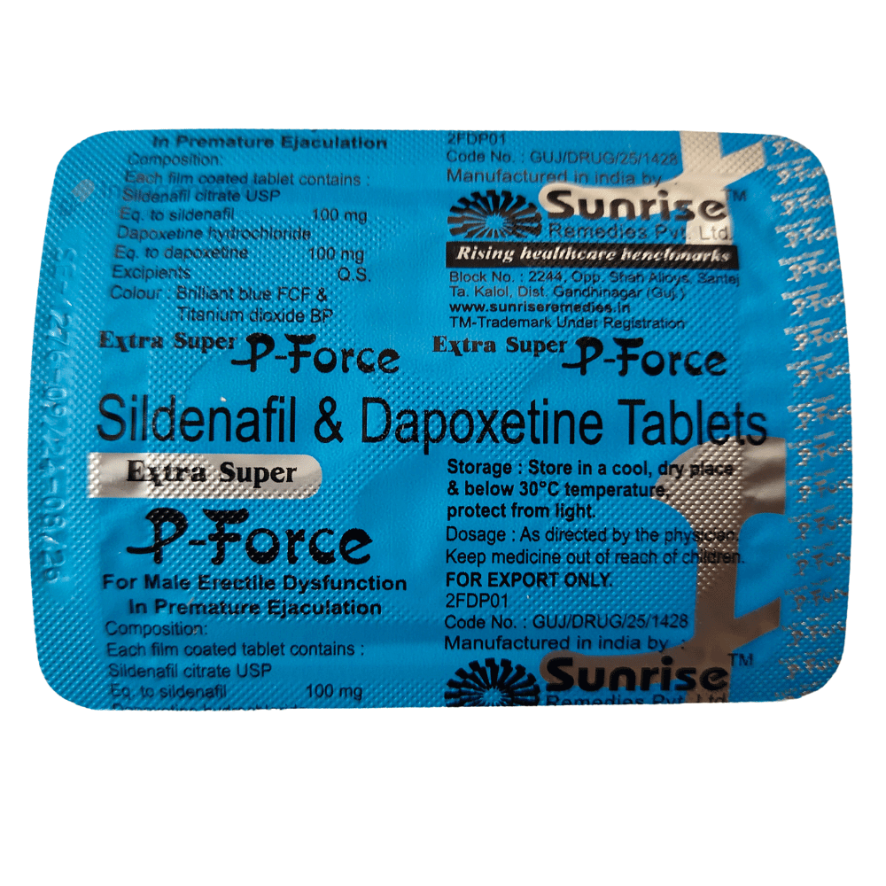 Extra Super P Force 100mg Tablets