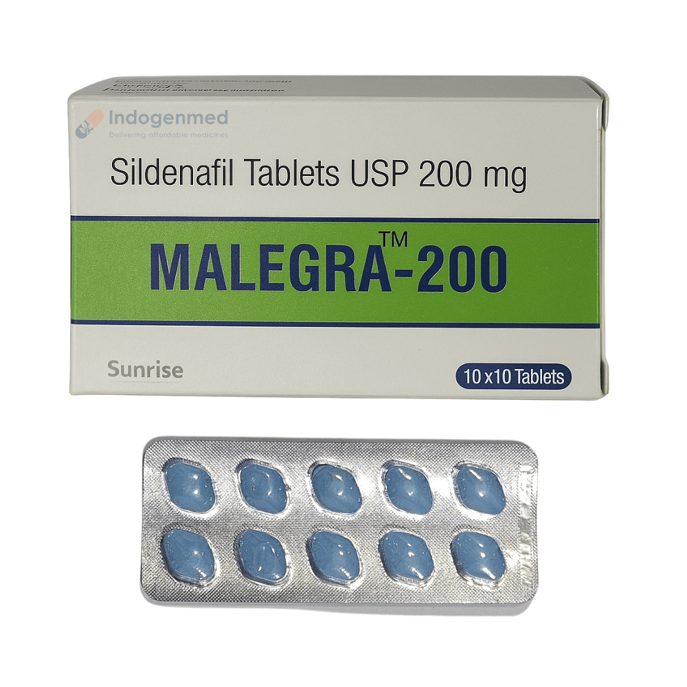 Malegra 200mg Tablets