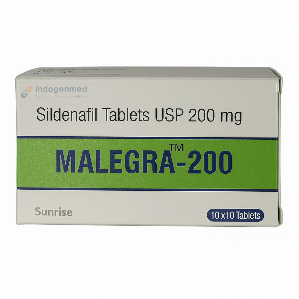 Malegra 200mg Tablets