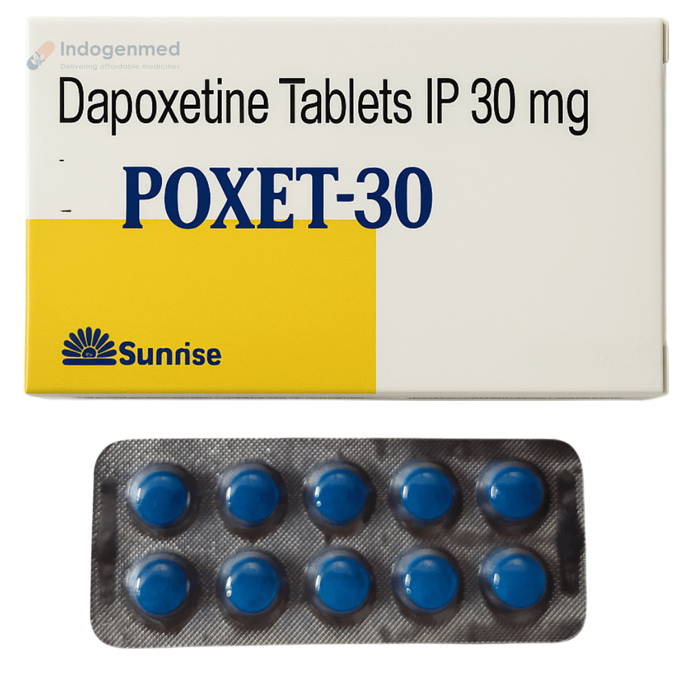 Poxet Dapoxetine 30mg Tablets