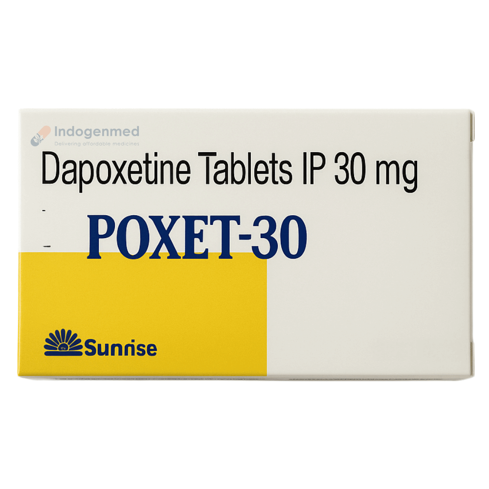 Poxet Dapoxetine 30mg Tablets