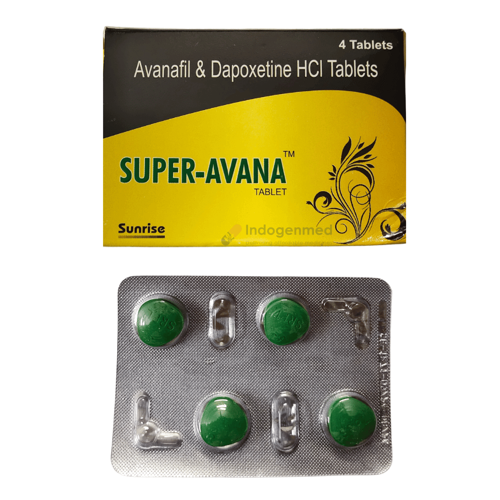 Super Avana 100mg/60mg Tablets
