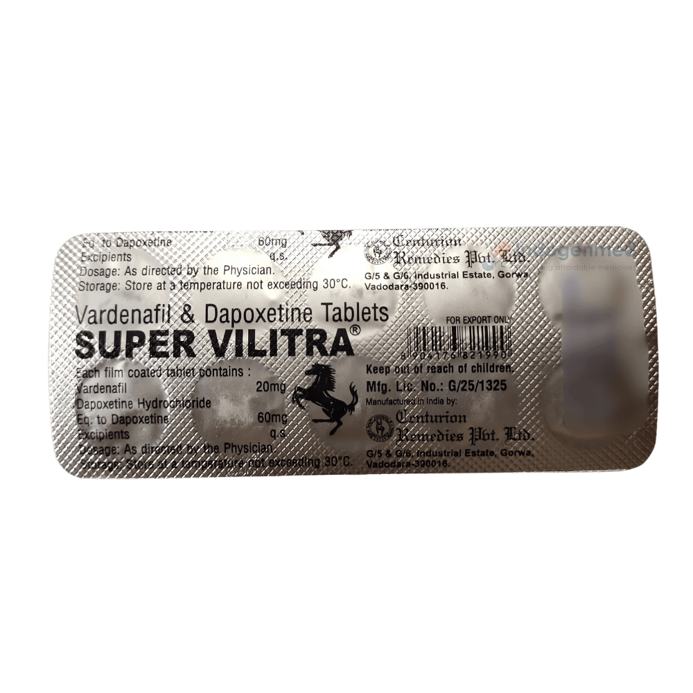Super Vilitra 20mg/60mg Tablets