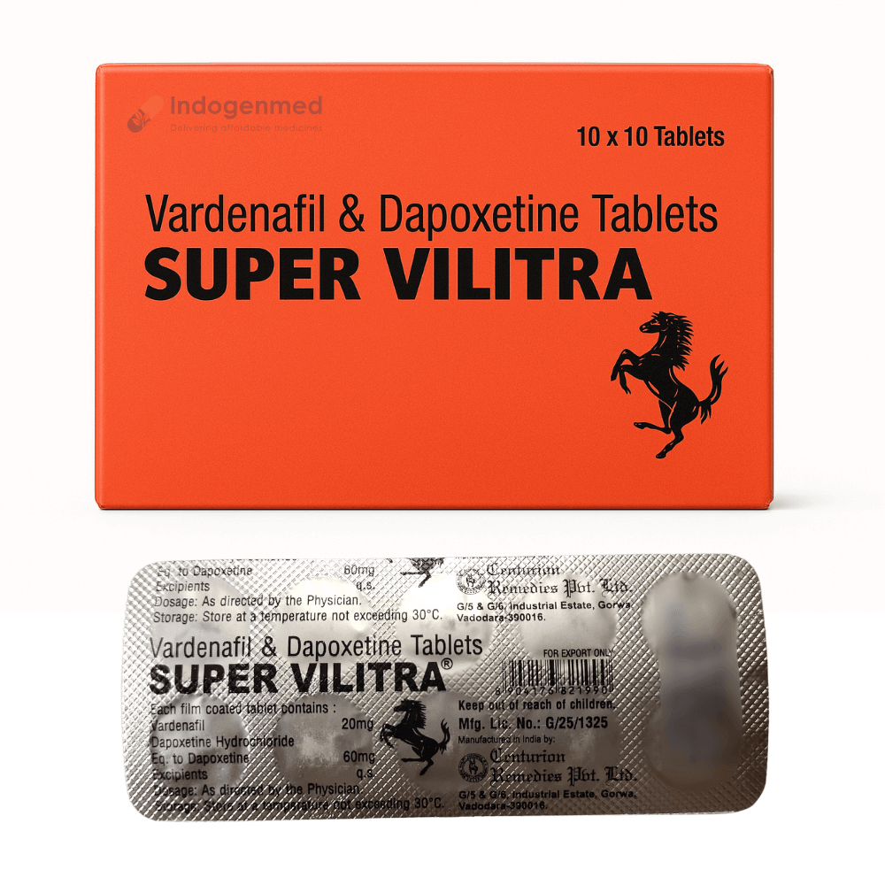 Super Vilitra 20mg/60mg Tablets