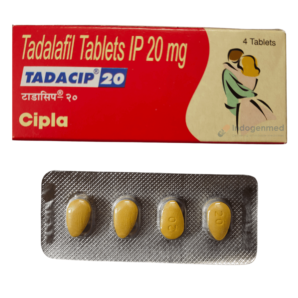 Tadacip 20mg Tablets