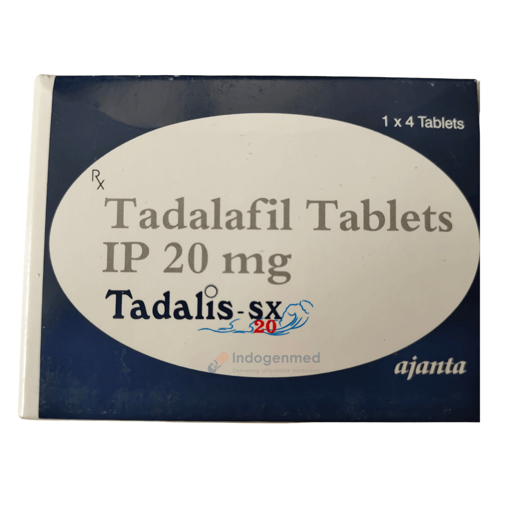 Tadalis-sx Tadalafil 20mg Tablets