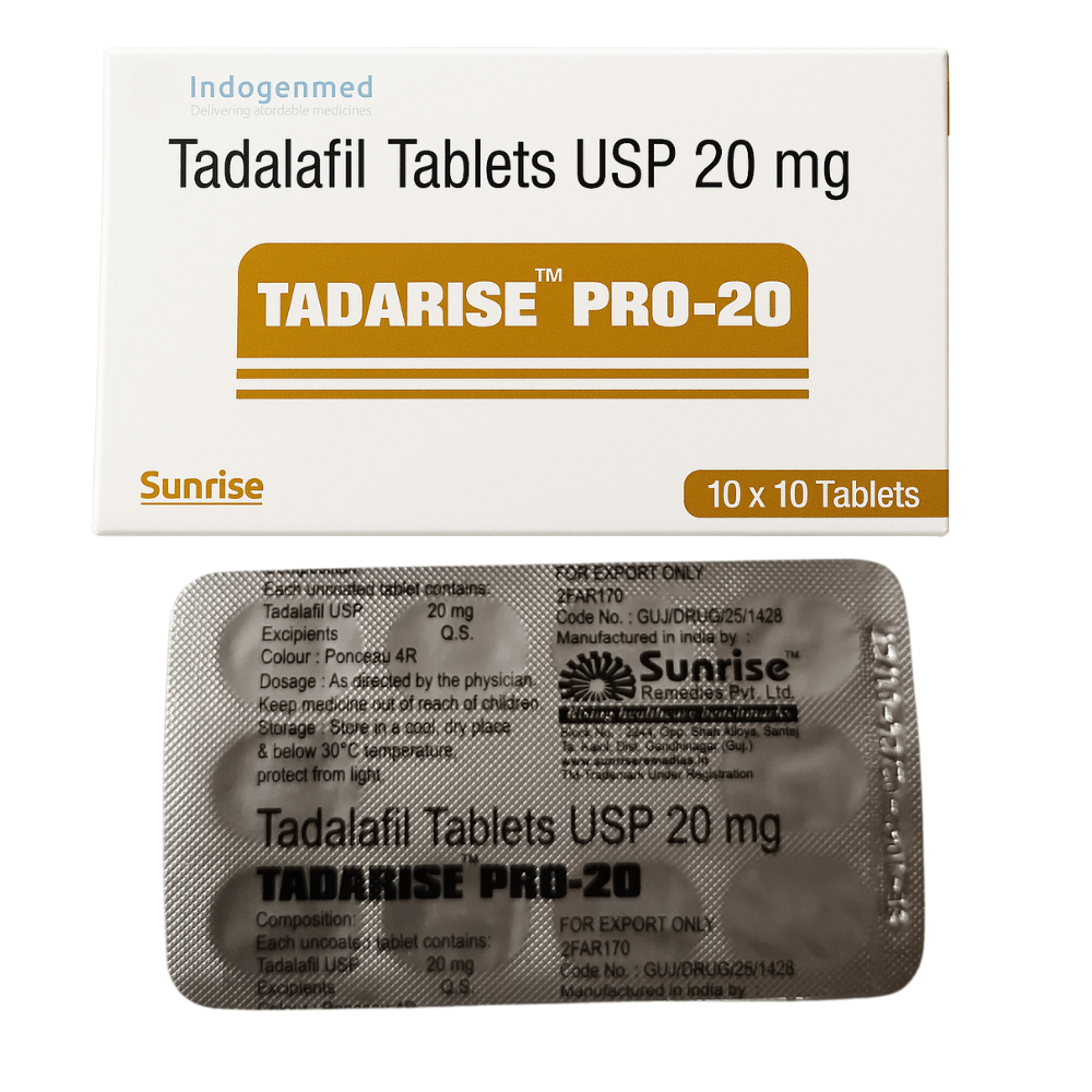 Tadarise Pro 20mg Tablets