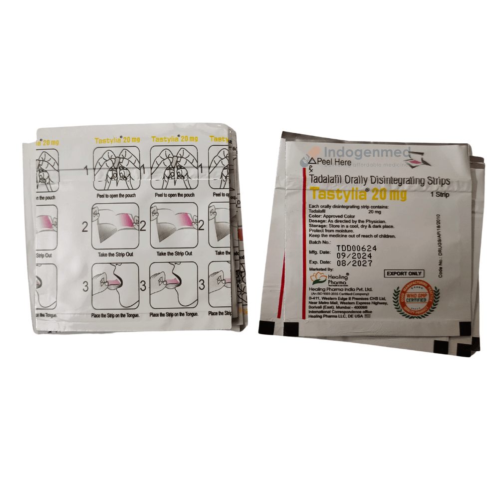 Tastylia 20mg Tadalafil Disintegrating Strip