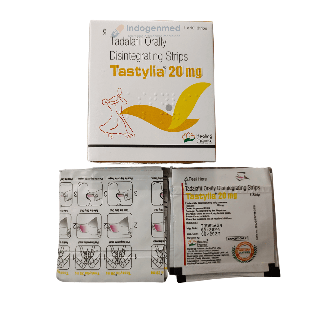 Tastylia 20mg Tadalafil Disintegrating Strip