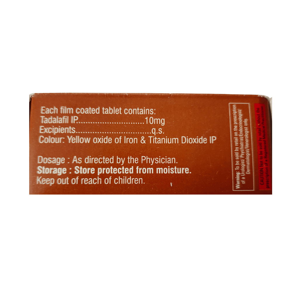 Vidalista Tadalafil 10mg Tablets