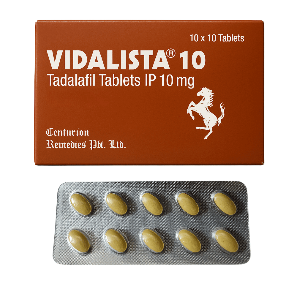 Vidalista Tadalafil 10mg Tablets