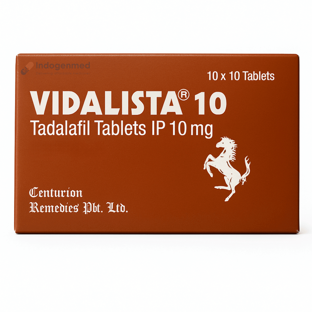 Vidalista Tadalafil 10mg Tablets