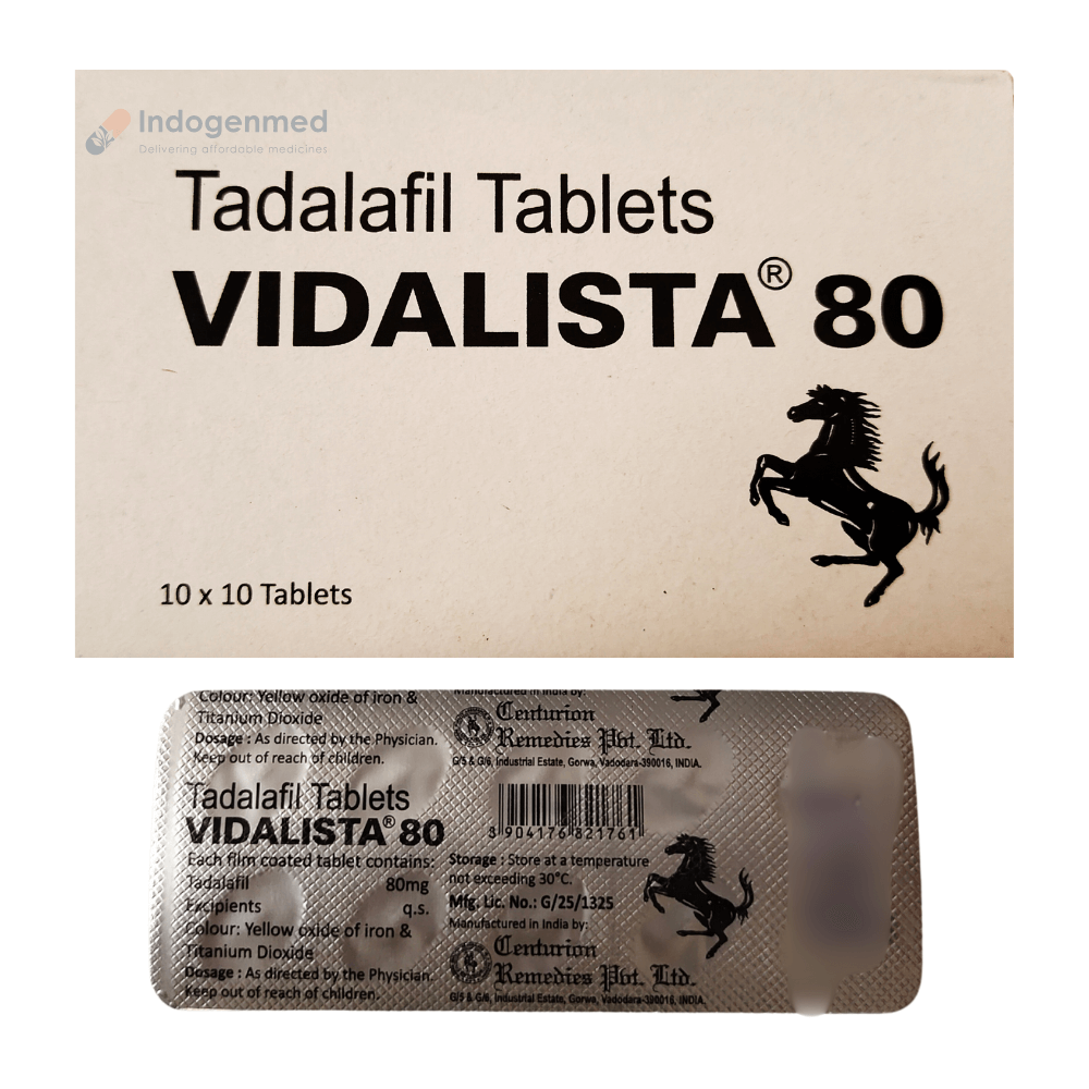 Vidalista 80mg Tablets