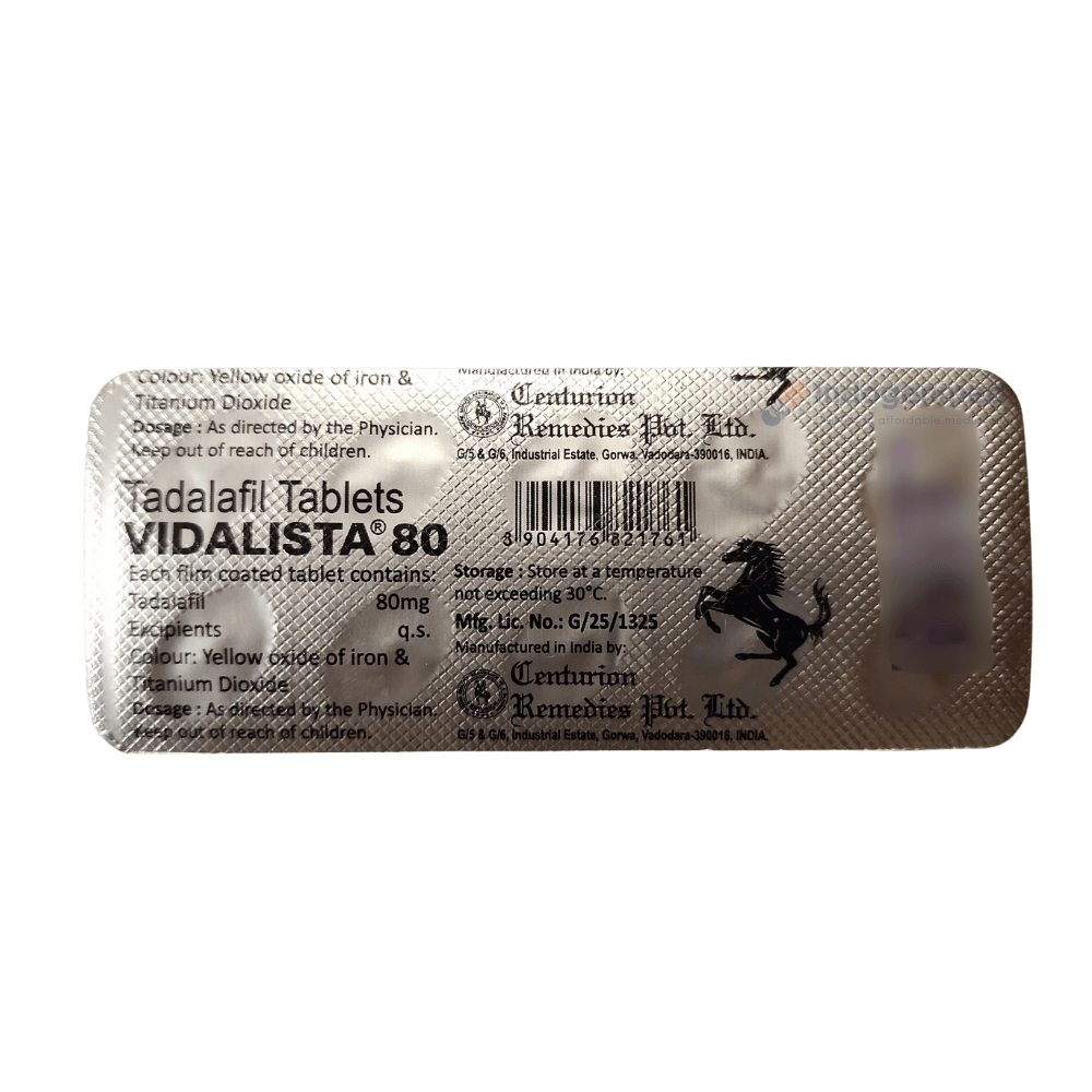 Vidalista 80mg Tablets