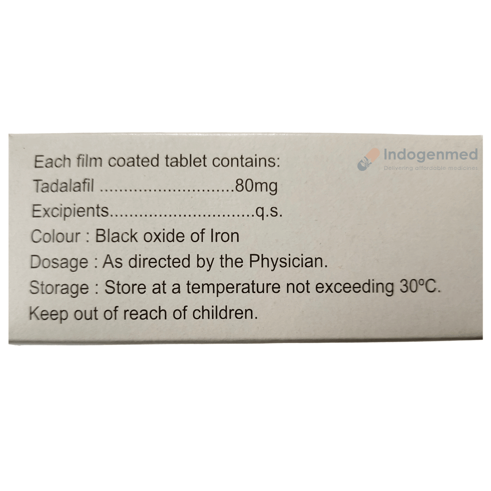Vidalista Black 80mg Tablets