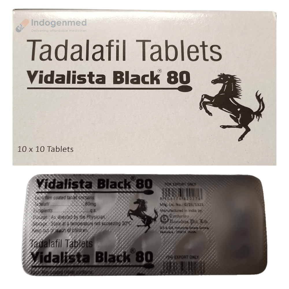 Vidalista Black 80mg Tablets