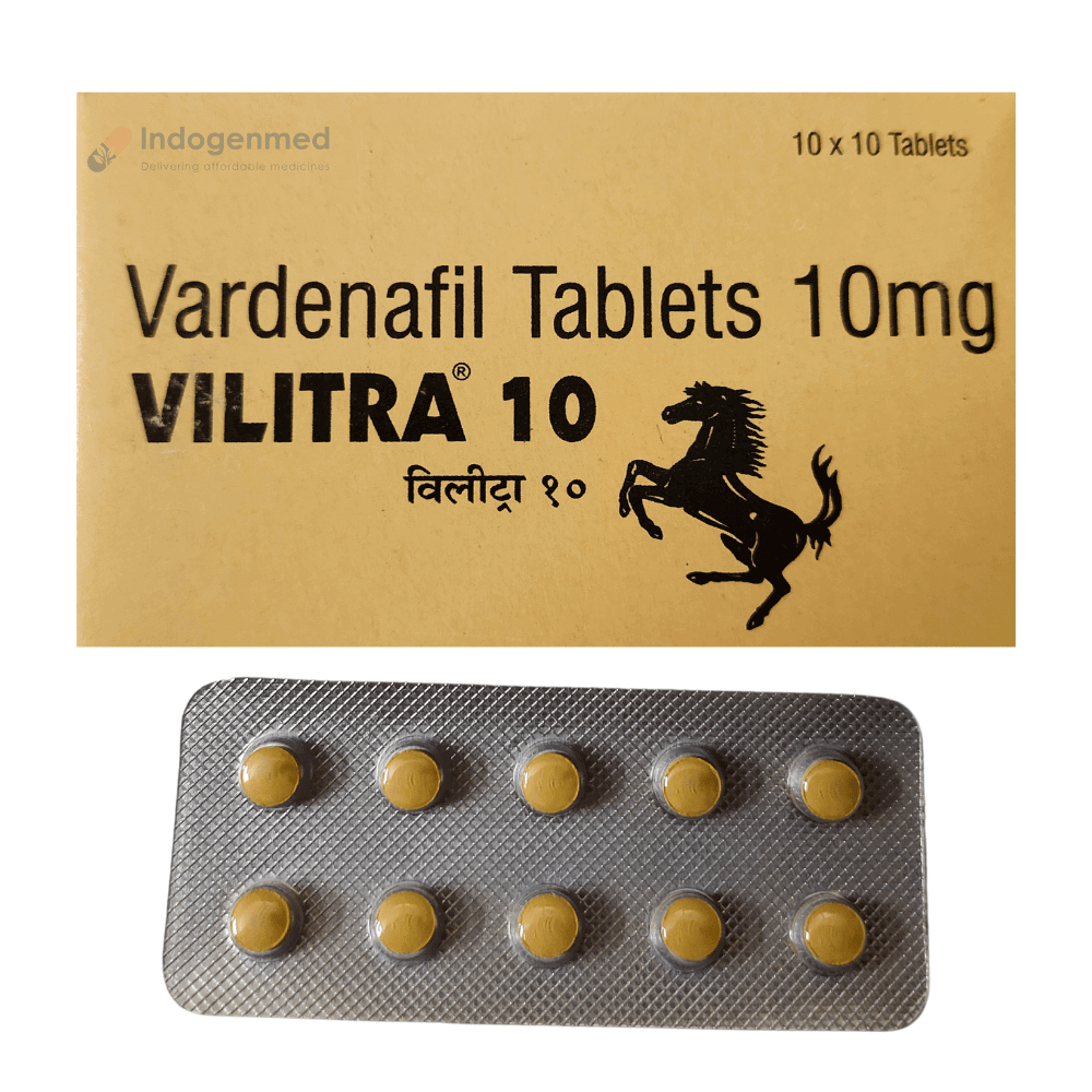 Vilitra Vardenafil 10mg Tablets