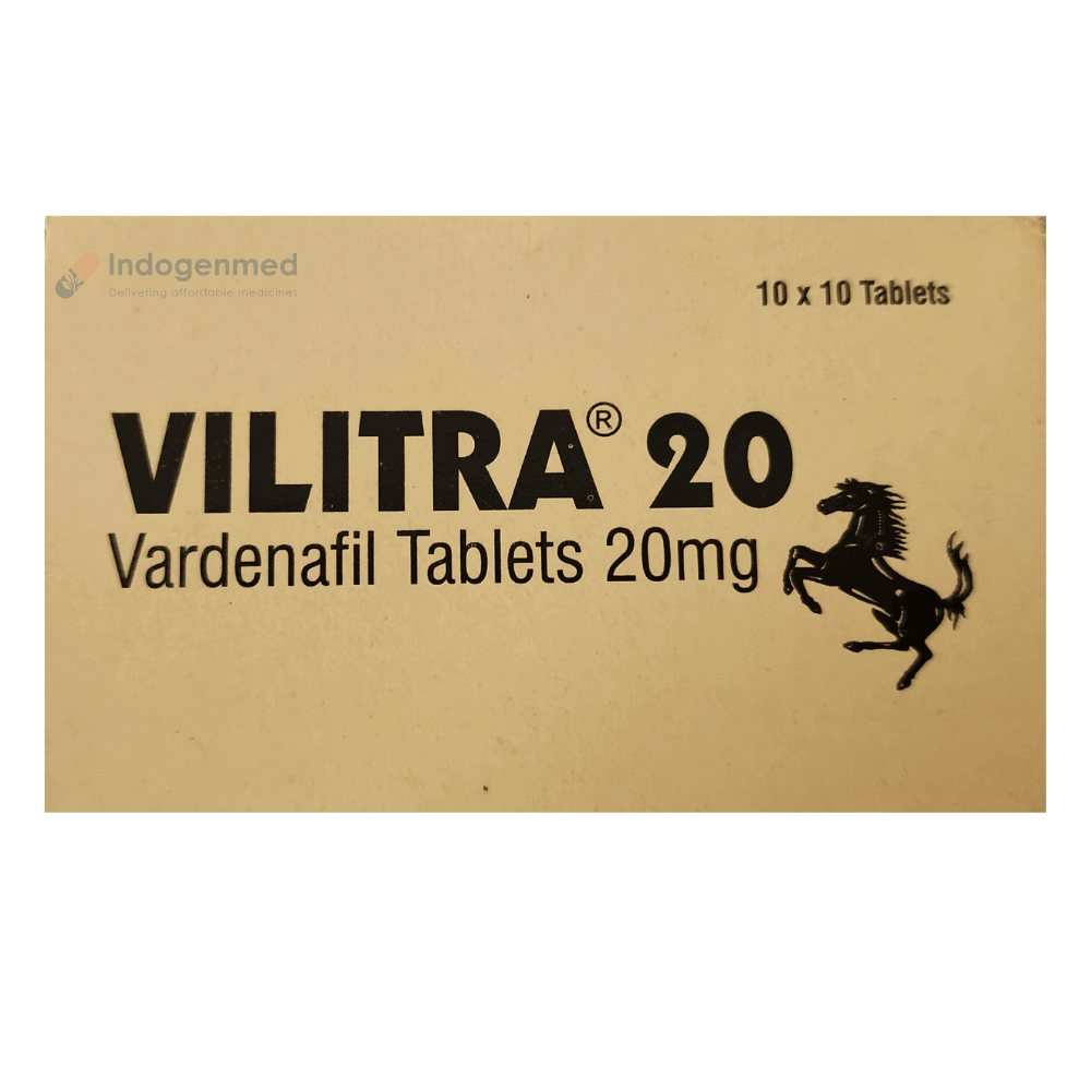 Vilitra Vardenafil 20mg Tablets