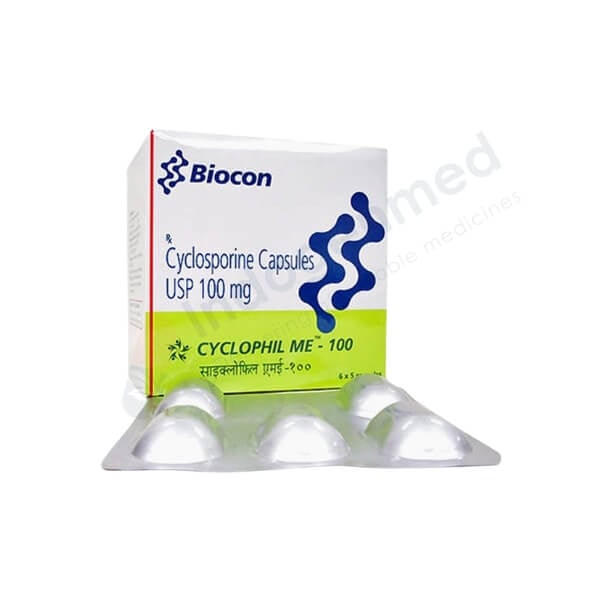 Cyclophil Me 100mg Cyclosporine Capsule