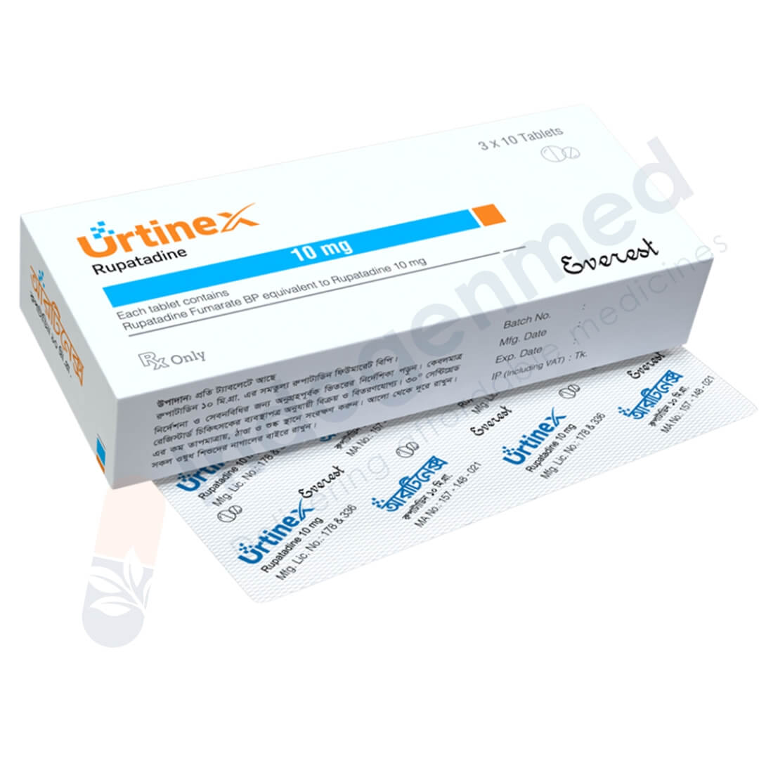 Urtinex 10mg Tablets
