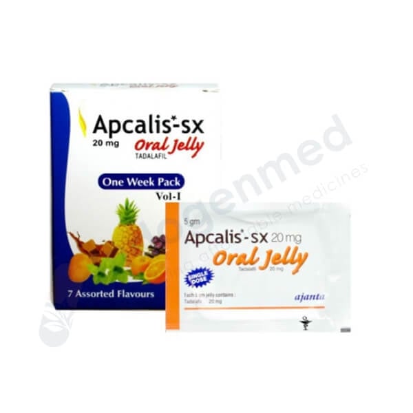 Apcalis-sx Tadalafil 20mg Oral Jelly