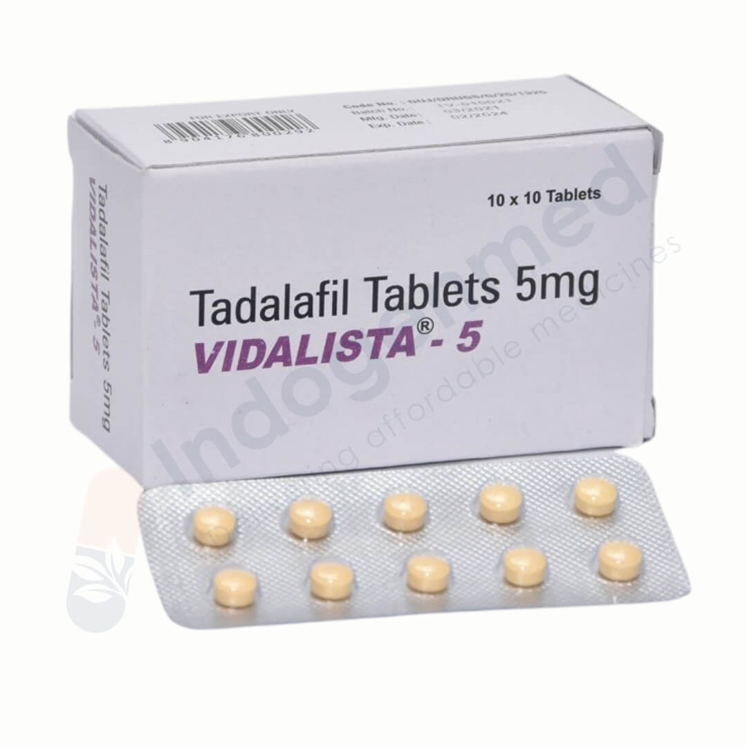 Vidalista Tadalafil 5mg Tablets