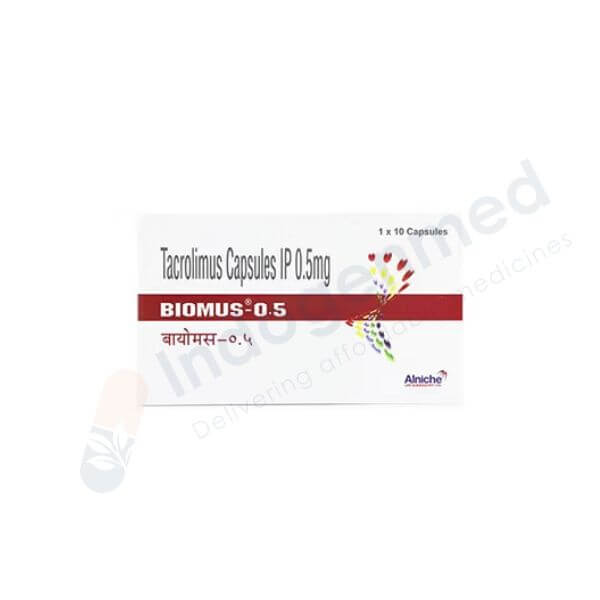 Biomus 0.5mg Tacrolimus Capsule