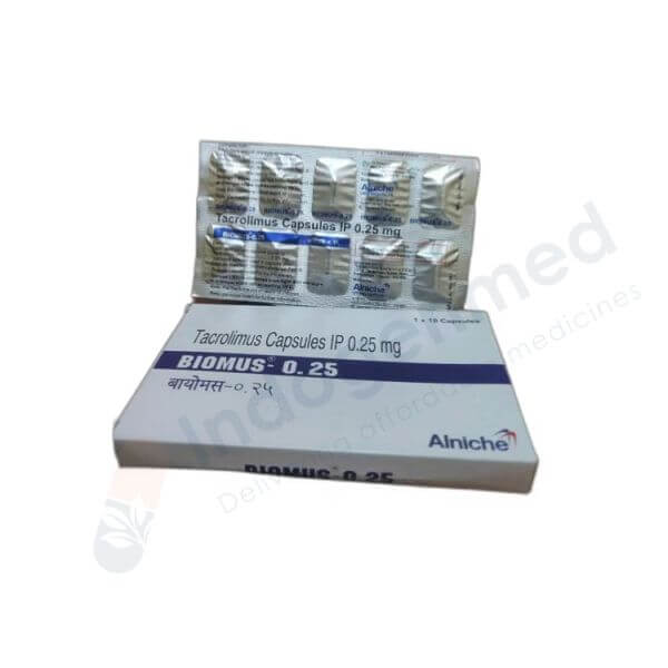 Biomus 0.25mg Tacrolimus Capsule