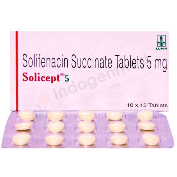 Solicept Solifenacin Succinate 5mg Tablets