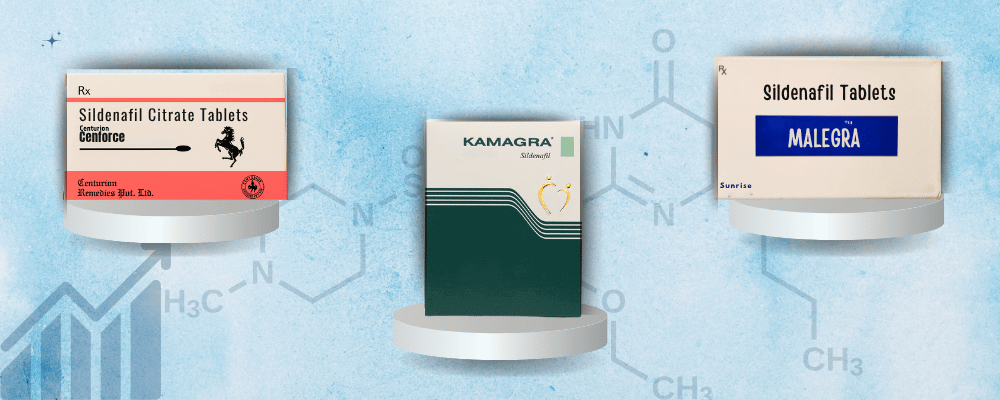 Top-Selling Generic Sildenafil Brands in 2025: Cenforce, Kamagra, Malegra Compared