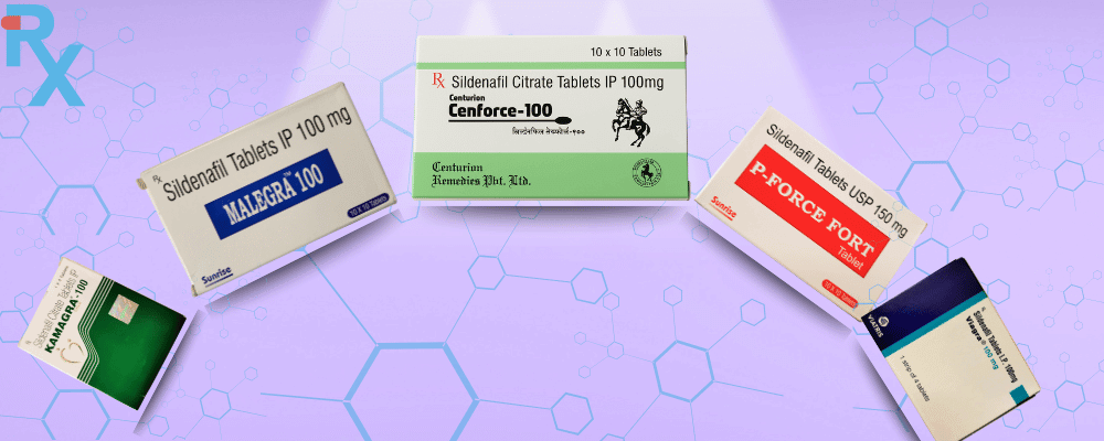 Sildenafil 100mg: Know About Different Brands, Uses, Side Effects & More