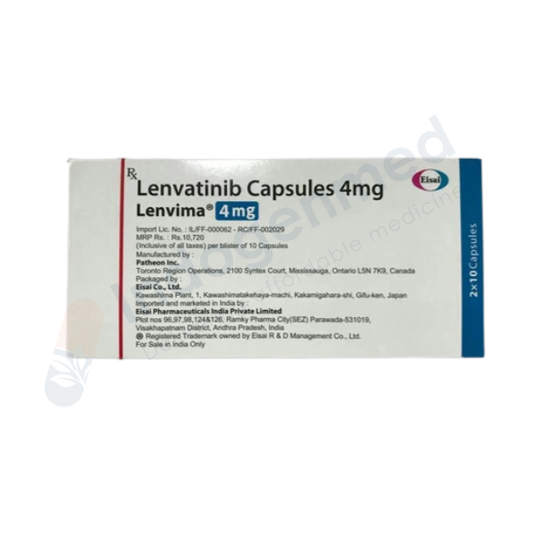 Lenvima Lenvatinib 4mg Capsules