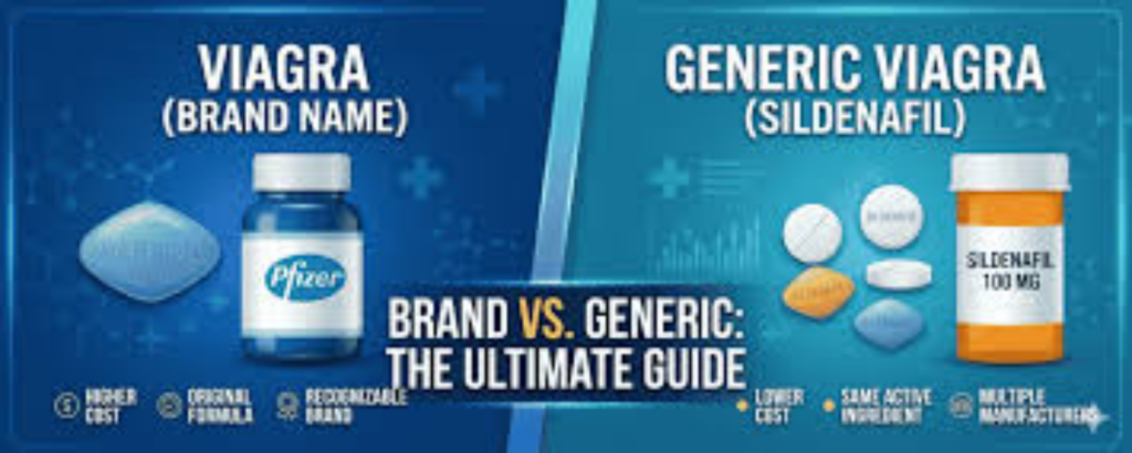 Viagra Vs Sildenafil: Meaning, Dosages, and Differences Explained