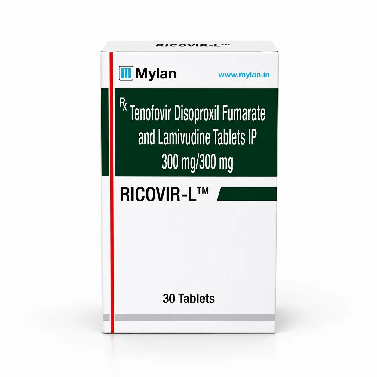 Ricovir L Tablets 1 Ricovir L Tablets (Emtricitabine, Tenofovir Disoproxil Fumarate)