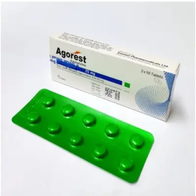 Agorest 25 Mg Tablet (Agomelatine)