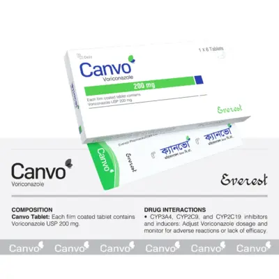 Canvo 200 Mg Tablets (Voriconazole)