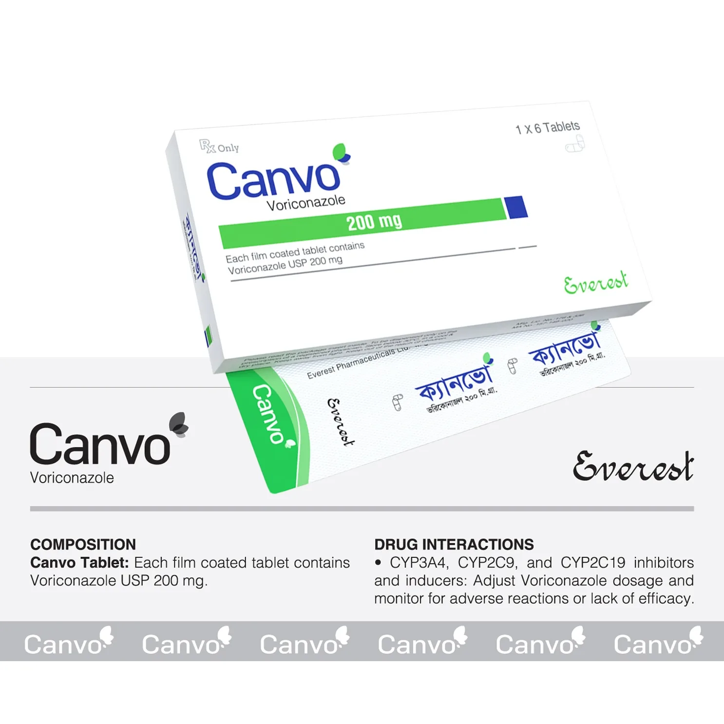 Canvo 200 Mg Tablets 1 Canvo 200 Mg Tablets (Voriconazole)