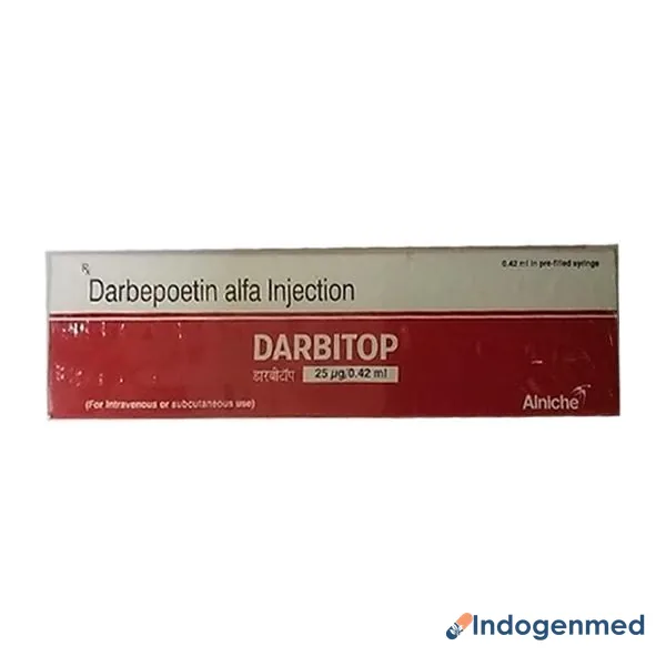 Darbitop 25 Mcg Injection 2 Darbitop 25 Mcg Injection (Darbepoetin Alfa)
