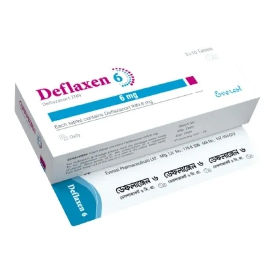 Deflaxen 6 Mg Tablets 1 Deflaxen 6 Mg Tablets (Deflazacort)