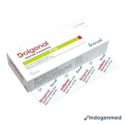 Dolgenal 10 Mg Tablets 2 Dolgenal 10 Mg Tablets (Ketorolac Tromethamine)