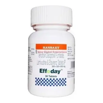 Effoday Tablets (Efavirenz/Lamivudine/Tenofovir Disoproxil Fumarate)