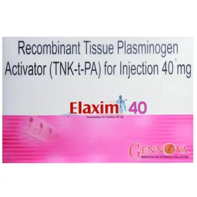 Elaxim 40 Mg Injection (Tenecteplase)