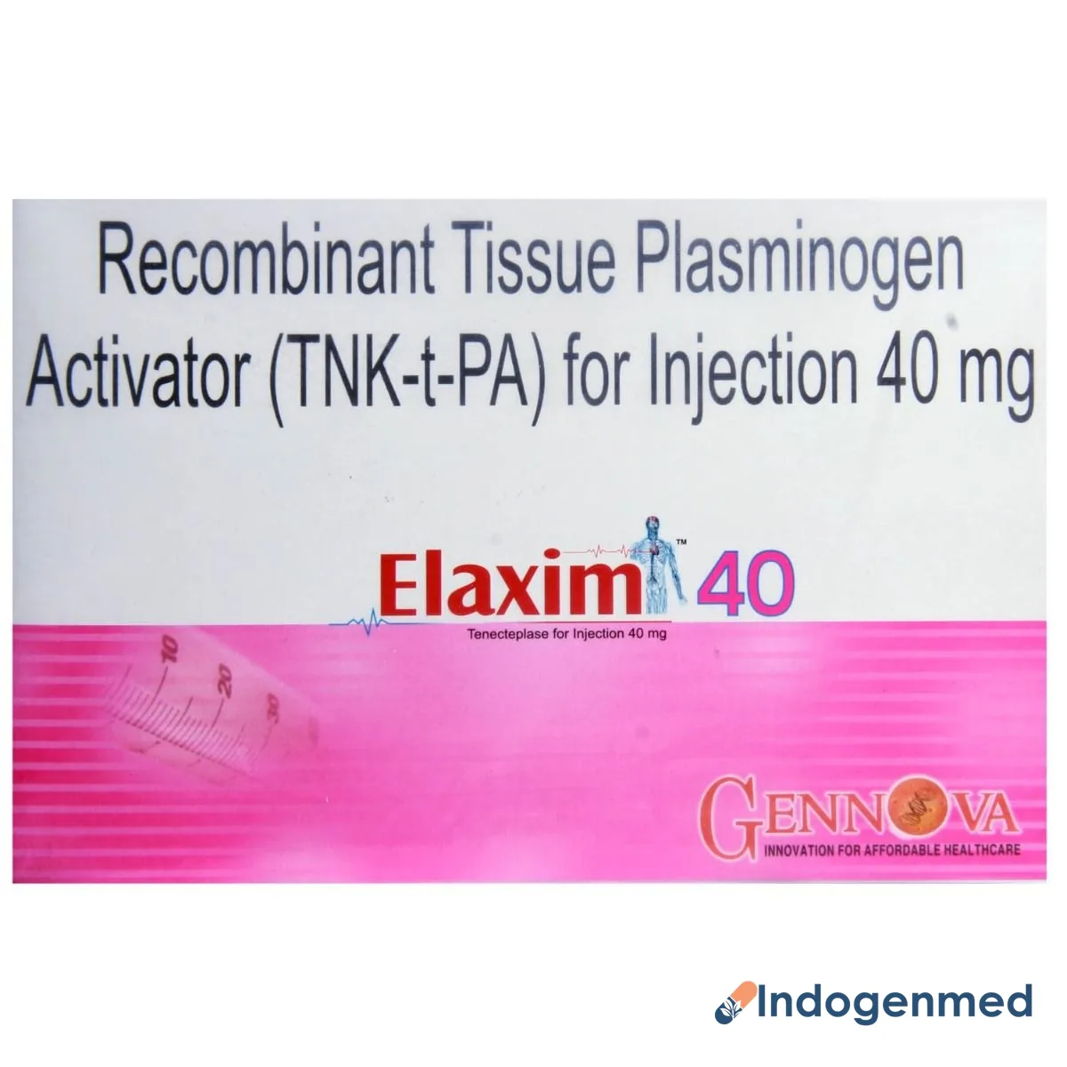 Elaxim 40 Mg Injection 2 Elaxim 40 Mg Injection (Tenecteplase)