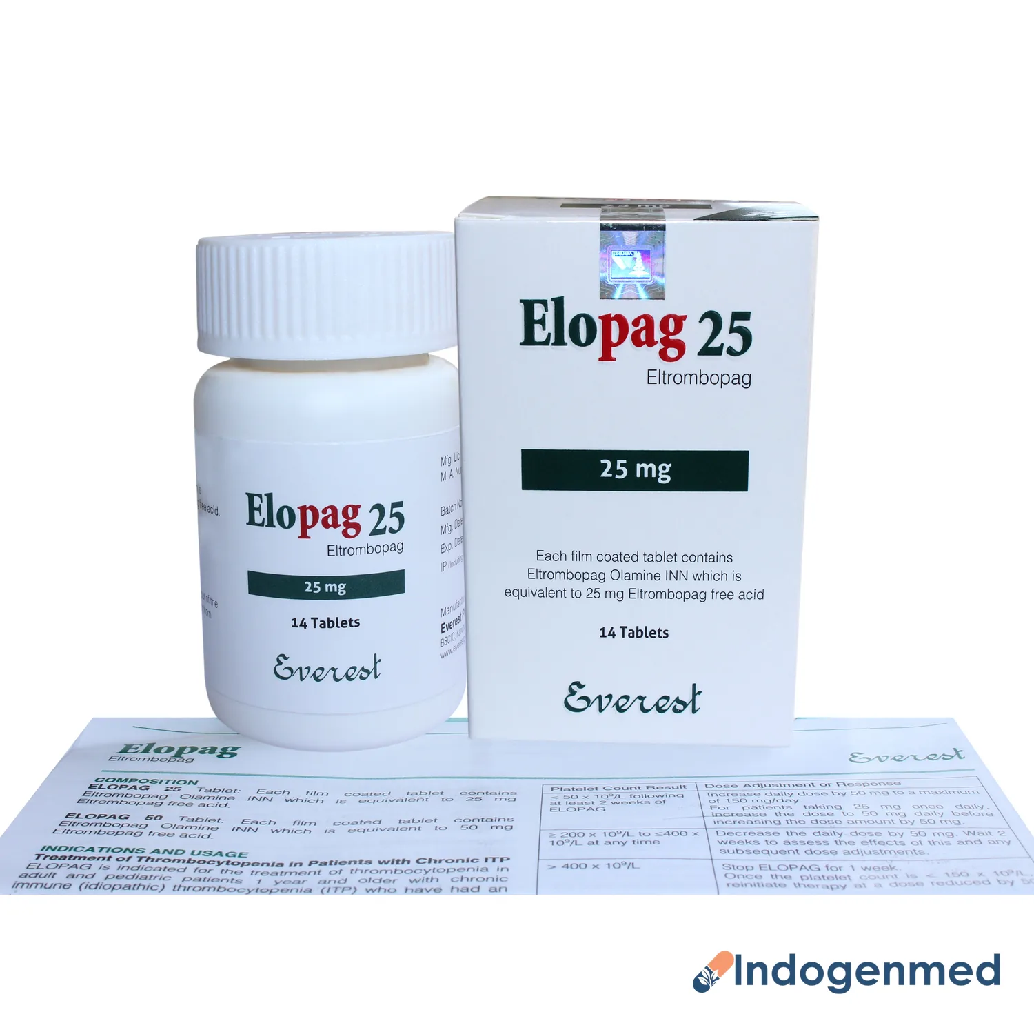 Elopag 25 Mg Tablets 2 Elopag 25 Mg Tablets (Eltrombopag)