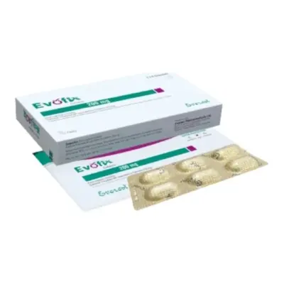 Evofix 200 Mg Capsules (Cefixime)